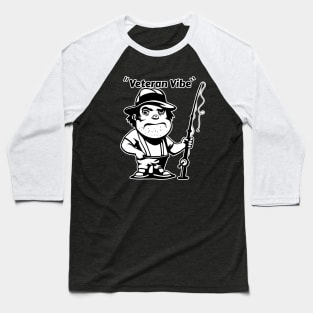 Veteran vibe fishing Baseball T-Shirt